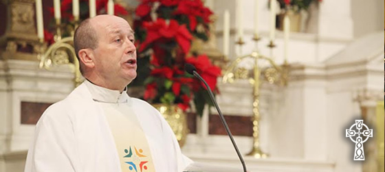 Mgr Eoin Thynne delivers the New Year's Day of Prayer for Peace homily 2015